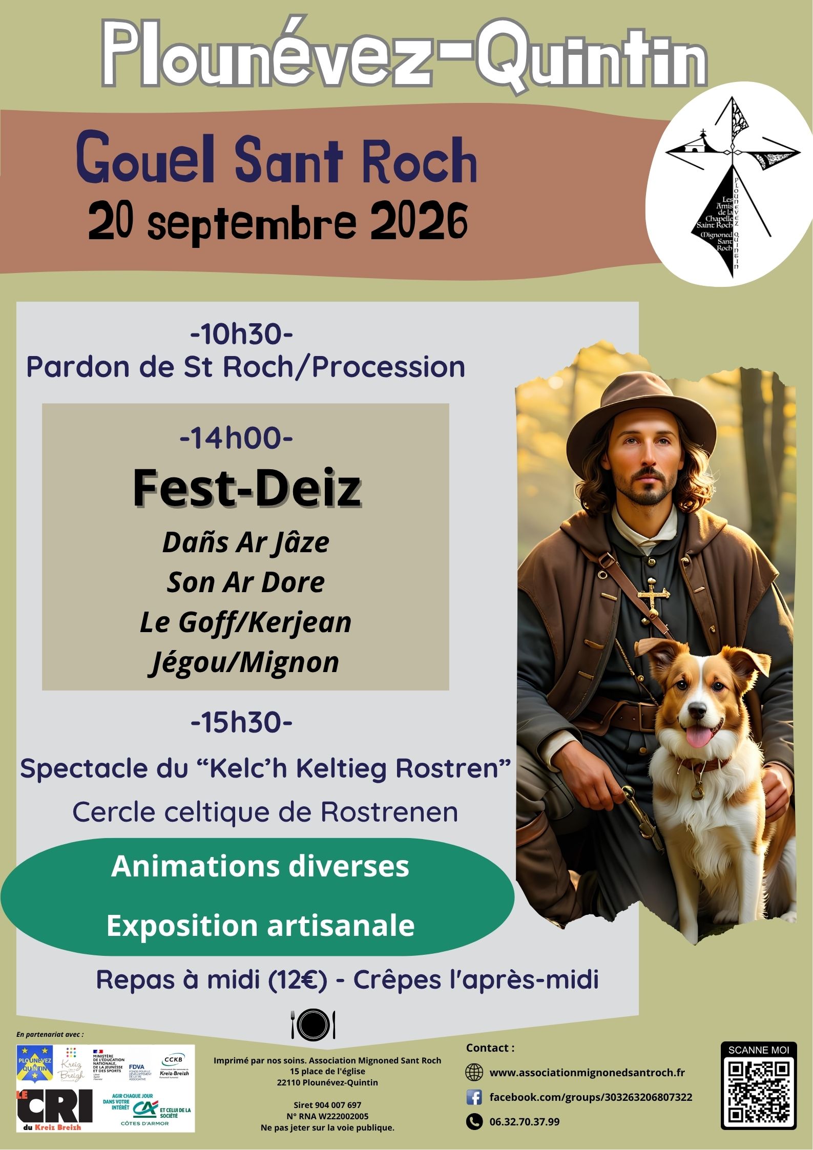 Gouel Sant Roch - Fête-Pardon de Saint-Roch